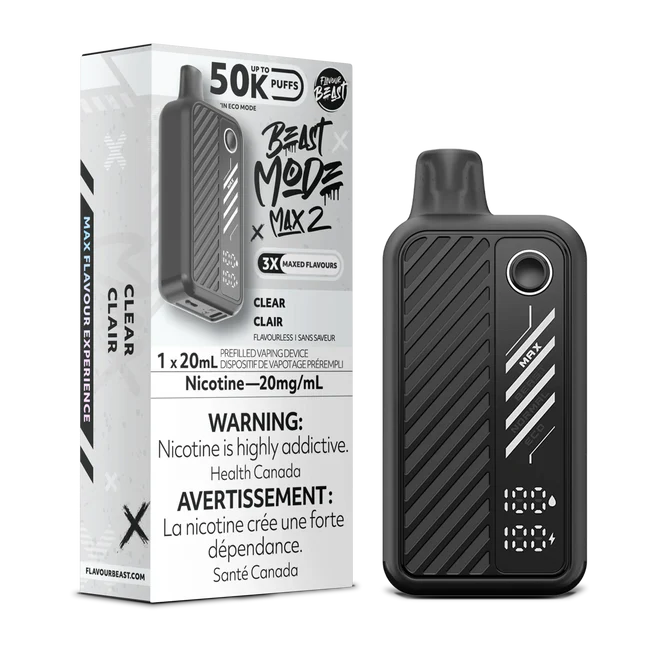 Flavour Beast Beast Mode Max 2 Disposable - Clear 20mg
