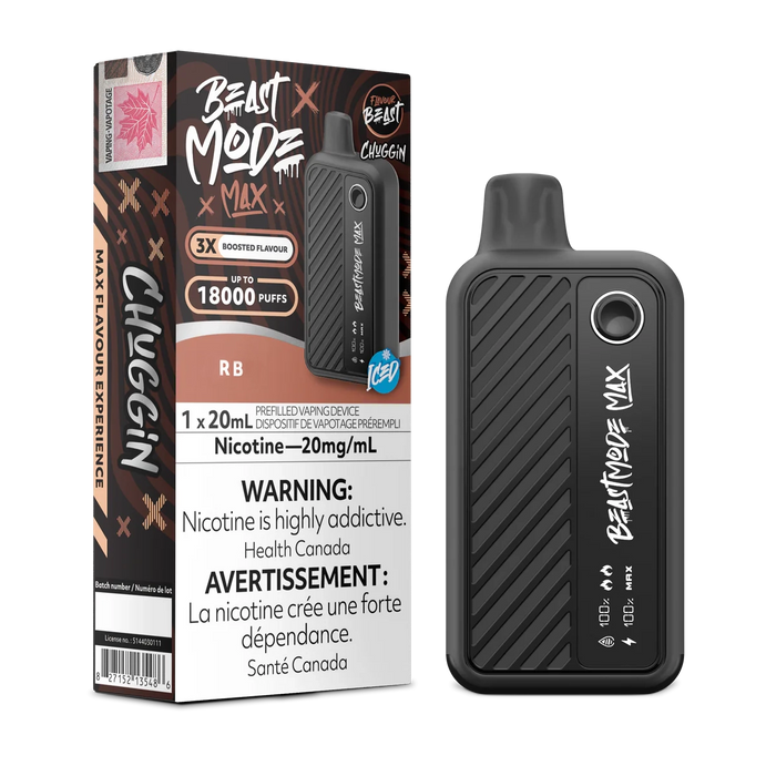 Flavour Beast Beast Mode Max 18K - Chuggin' RB Ice 20mg