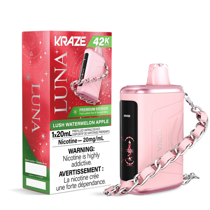 Kraze Luna Disposable - Lush Watermelon Apple 20mg