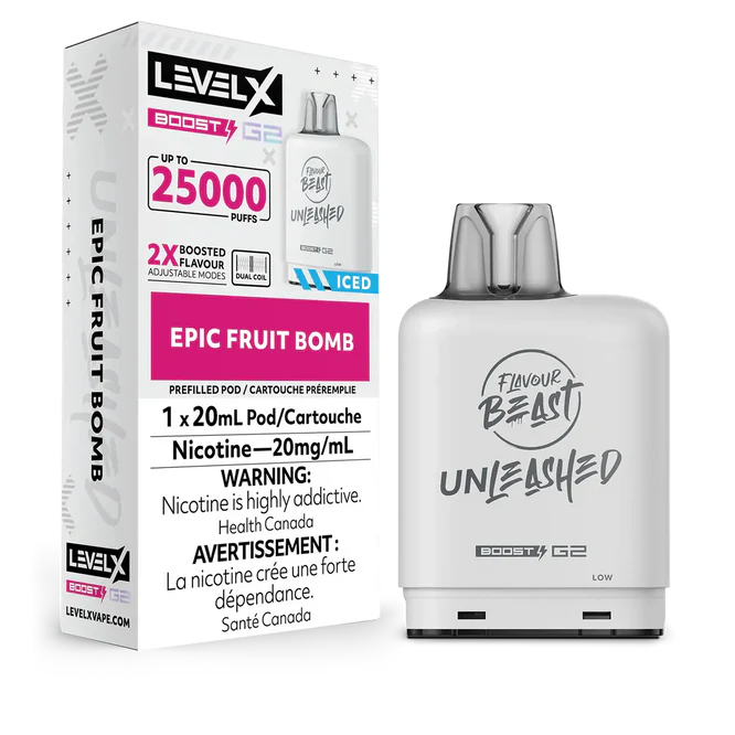 Level X Flavour Beast Unleashed Boost G2 - Epic Fruit Bomb 20mg