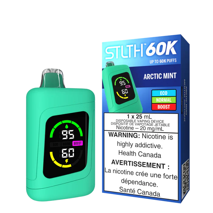STLTH 60k Disposable - Arctic Mint 20mg