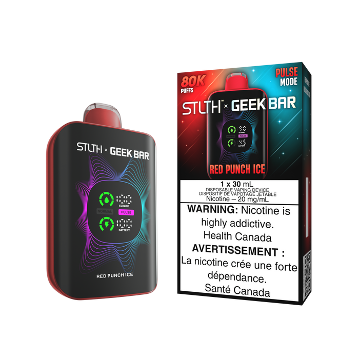 STLTH x Geek Bar 80K Disposable - Red Punch Ice 20mg