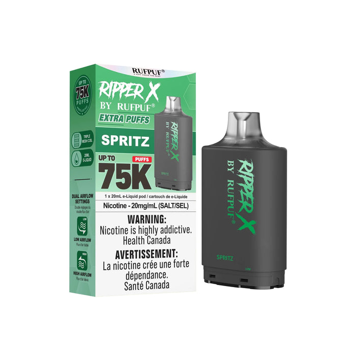 RIPPER X by RUFPUF 75K Pod - Spritz 20mg
