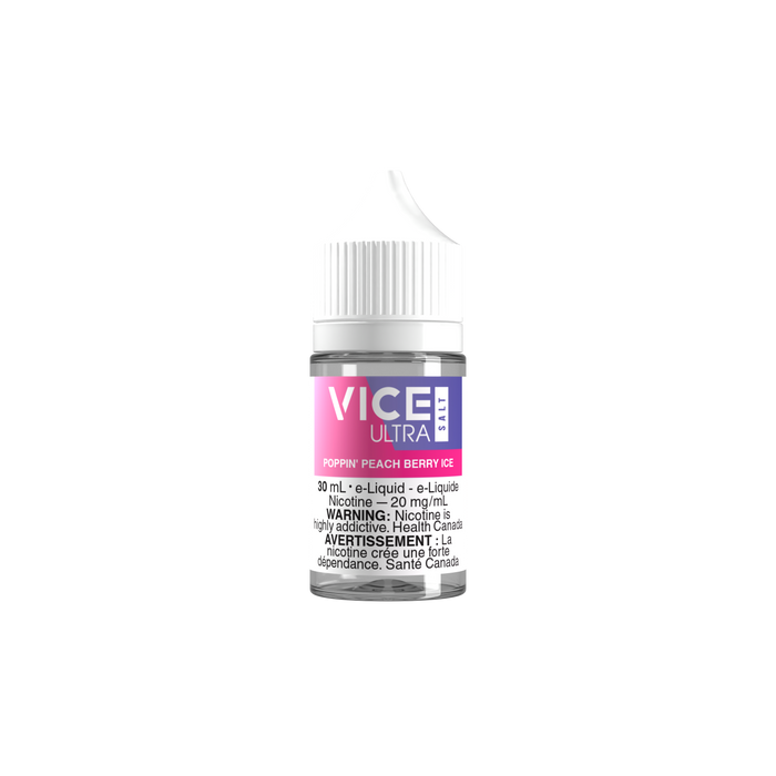 Vice Ultra Salt - Poppin' Peach Berry Ice 30ml