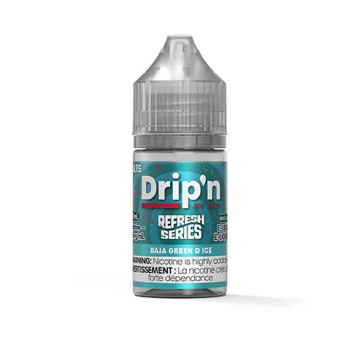 Drip'n by Envi Refresh Salt - Baja Green D Ice 30ml