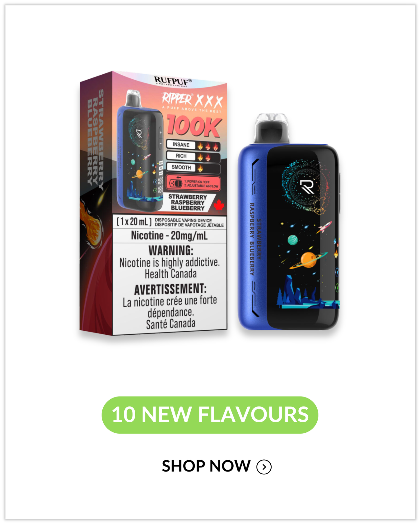 RIPPER XXX 100K Disposables