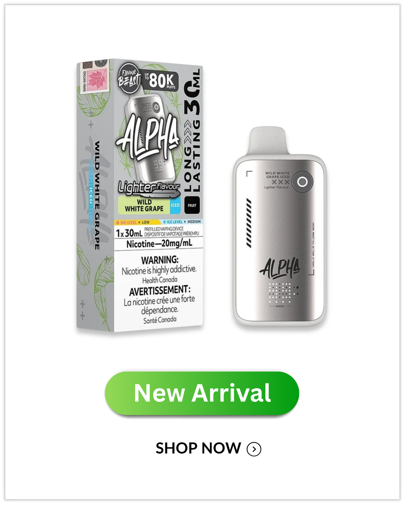 Flavour Beast Alpha 80K L.S. Disposables