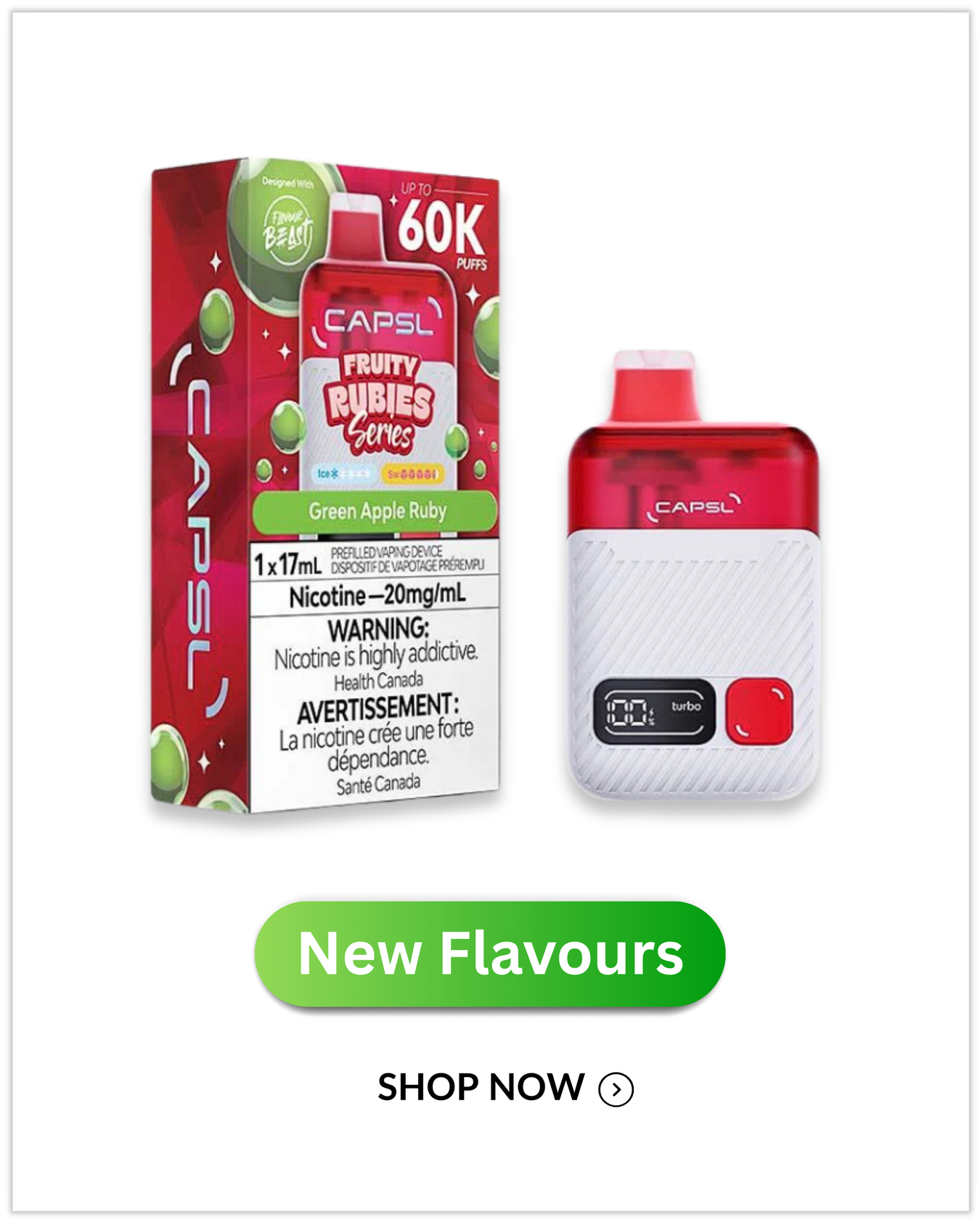 CAPSL 60K Disposable Fruity Rubies Series