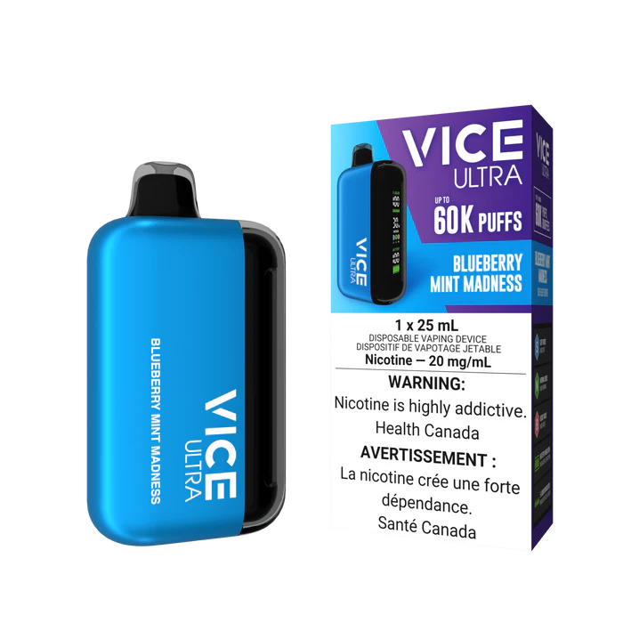 Vice Ultra Disposable - Blueberry Mint Madness 20mg