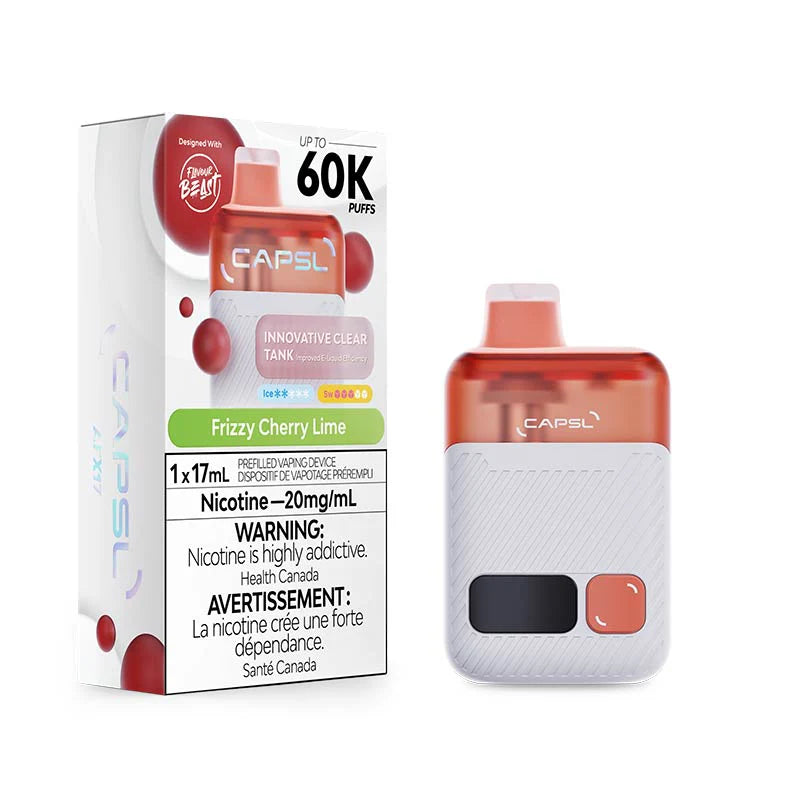 CAPSL 60K Disposable - Frizzy Cherry Lime 20mg