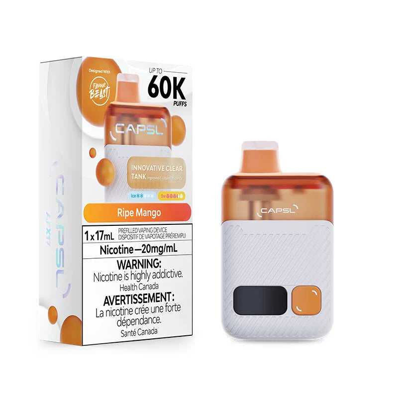CAPSL 60K Disposable - Ripe Mango Ice 20mg