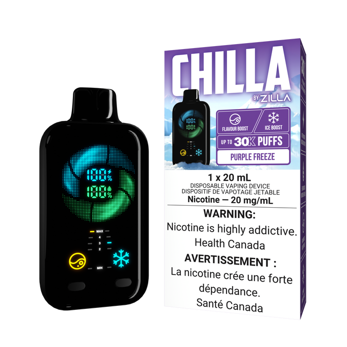 Chilla by Zilla Disposable - Purple Freeze 20mg