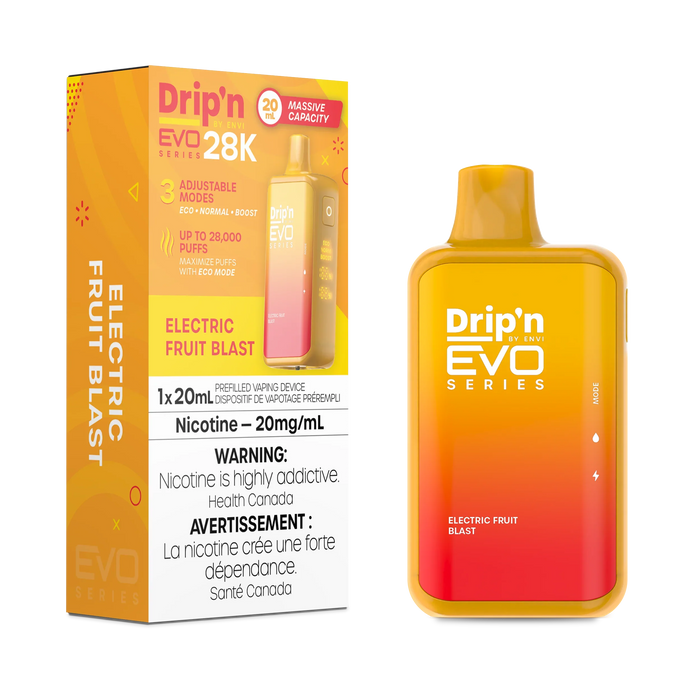 Drip'n by ENVI EVO Series 28K Disposable - Electric Fruit Blast 20mg