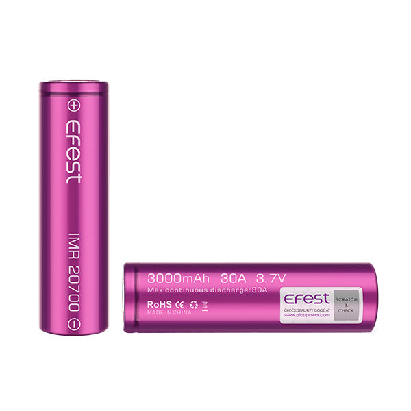 Efest 30A 3000mAh 20700 Battery