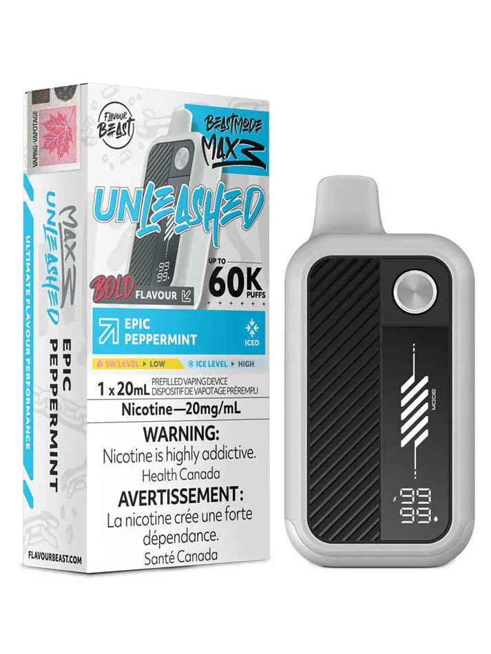 Flavour Beast Unleashed Beast Mode Max 3 Disposable - Epic Peppermint Ice 20mg