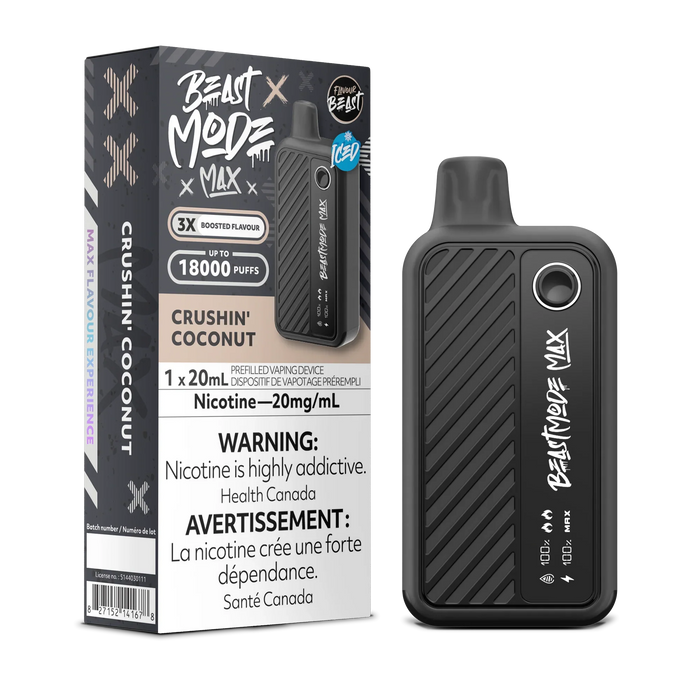 Flavour Beast Beast Mode Max 18K Disposable - Crushin' Coconut 20mg