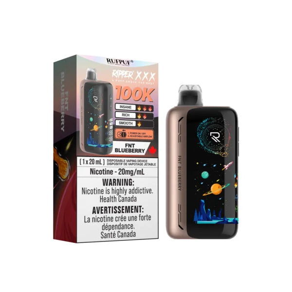 Ripper XXX 100K Disposable - FNT Blueberry 20mg