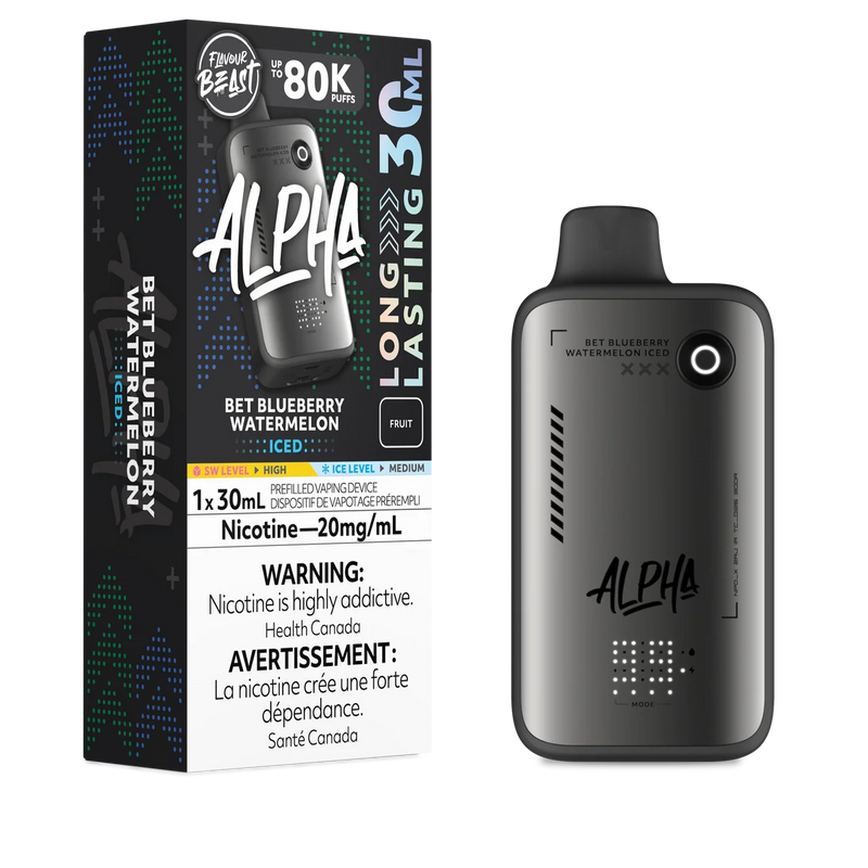 Flavour Beast Alpha 80K Disposable  - Bet Blueberry Watermelon 20mg