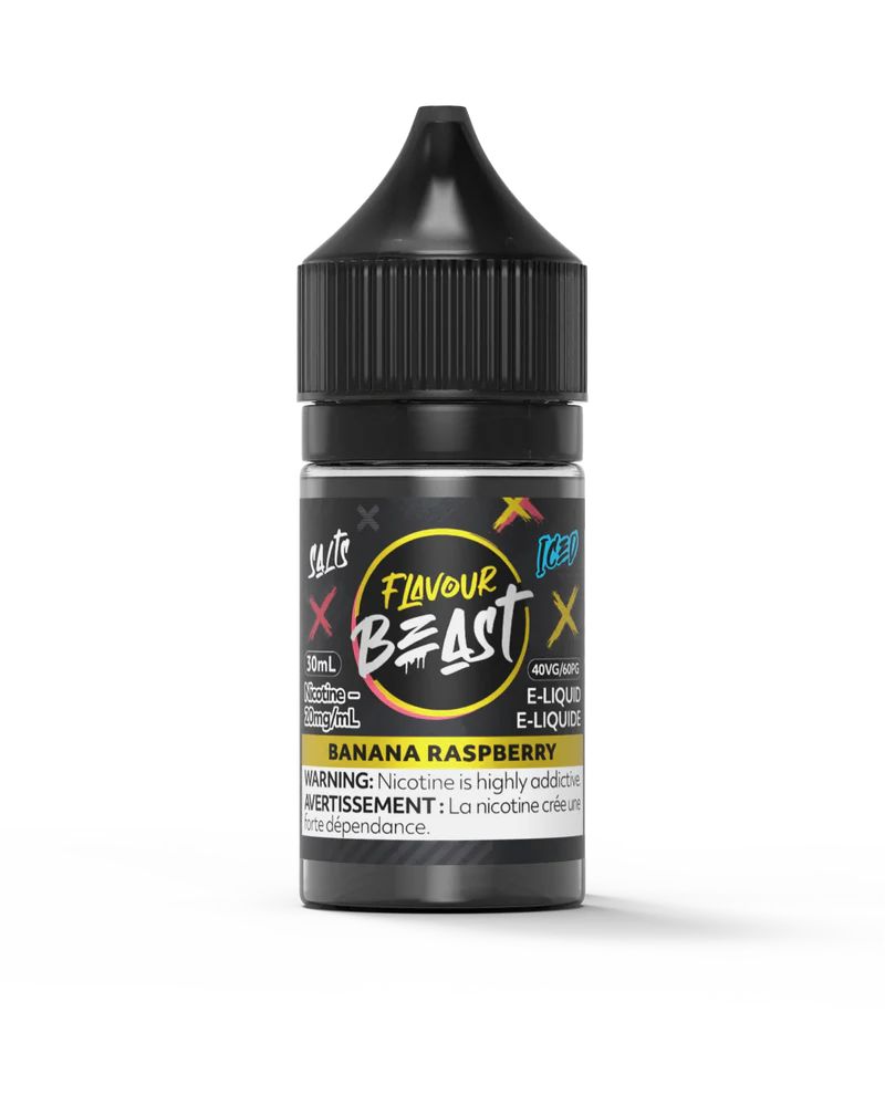 Flavour Beast Salt - Banana Raspberry Iced 30ml