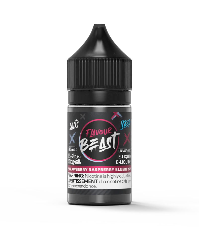 Flavour Beast Salt - Strawberry Raspberry Blueberry Iced 30ml