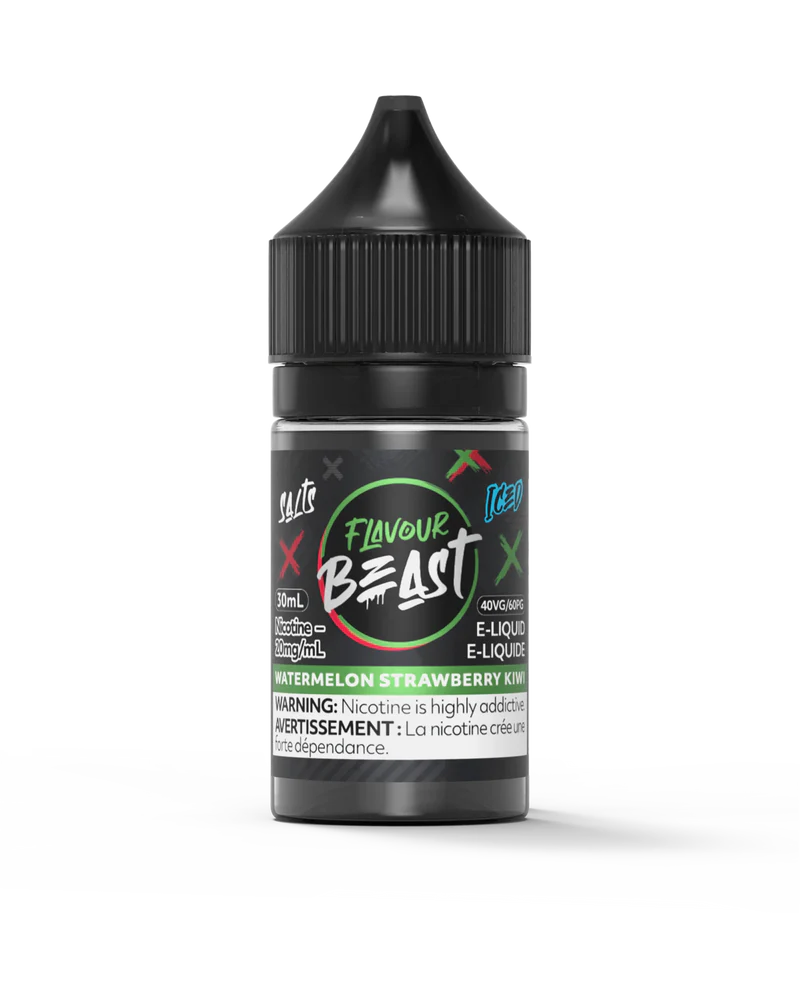 Flavour Beast Salt - Watermelon Strawberry Kiwi Iced 30ml