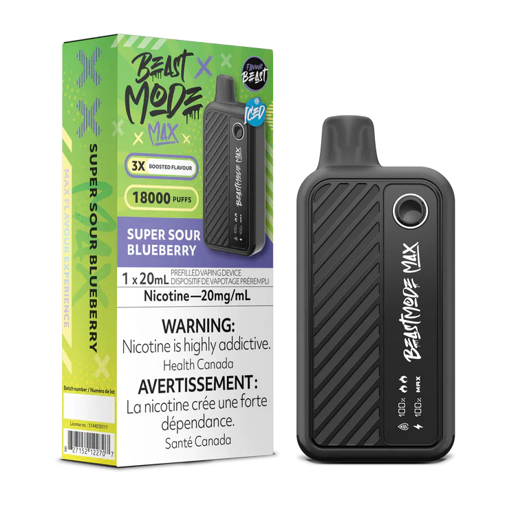 Flavour Beast Beast Mode Max 18K - Super Sour Blueberry 20mg