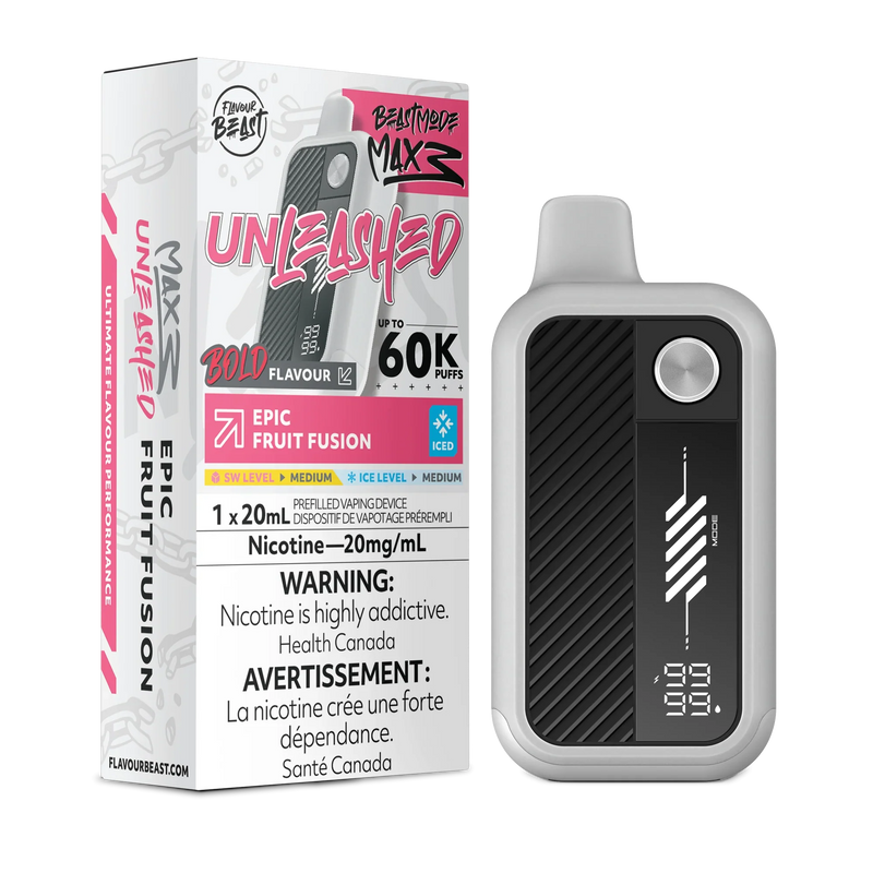 Flavour Beast Unleashed Beast Mode Max 3 Disposable - Epic Fruit Fusion Iced 20mg