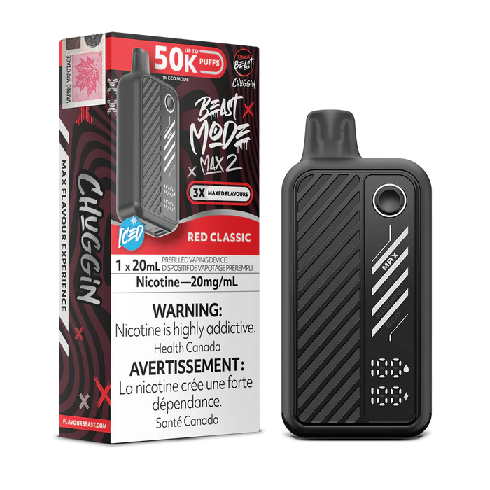Flavour Beast Beast Mode Max 2 Disposable - Red Classic 20mg