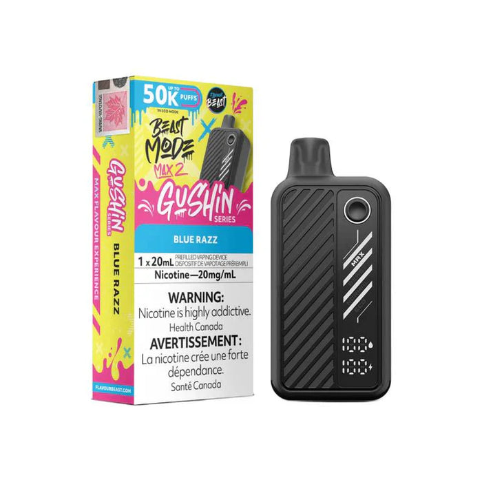 Flavour Beast Beast Mode Max 2 Disposable - Gushin' Blue Razz 20mg