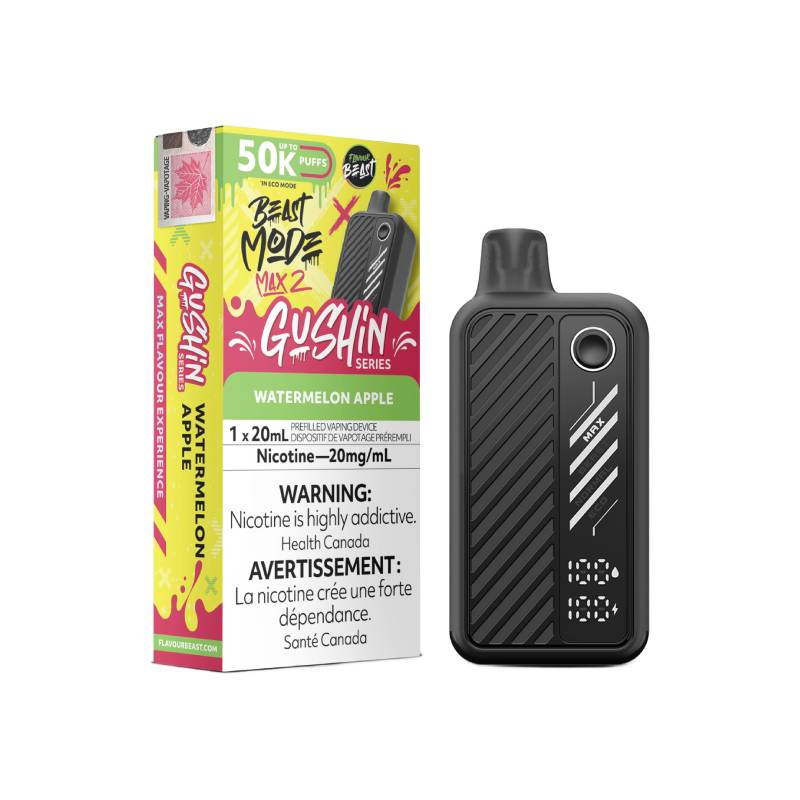Flavour Beast Beast Mode Max 2 Disposable - Gushin' Watermelon Apple 20mg