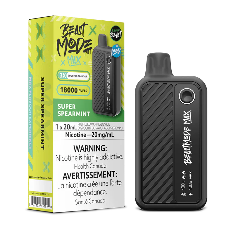 Flavour Beast Beast Mode Max 18K - Super Spearmint 20mg