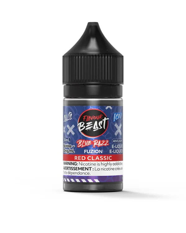 Flavour Beast Salt - Blue Razz Fuzion Red Classic Iced 30ml