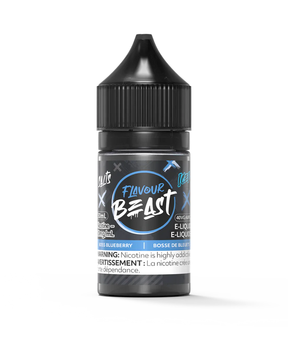 Flavour Beast Salt - Boss Blueberry Iced 30ml