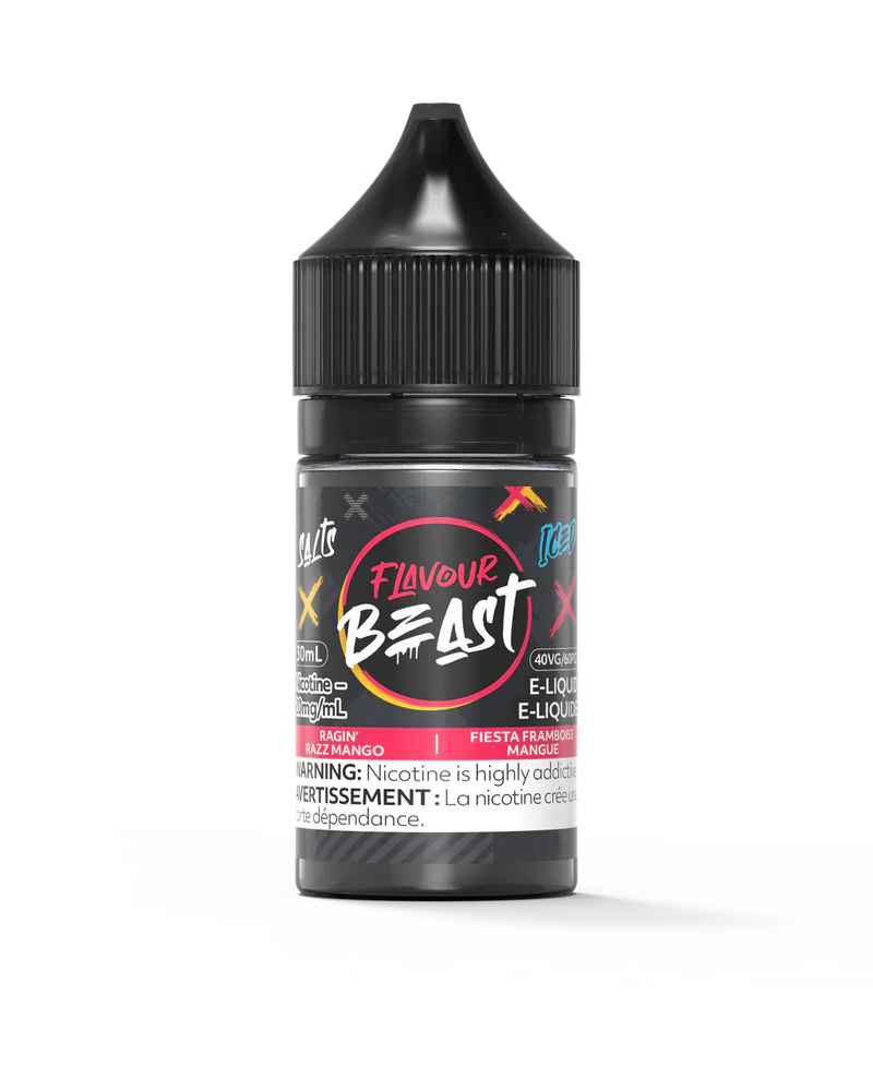 Flavour Beast Salt - Ragin' Razz Mango Iced 30ml