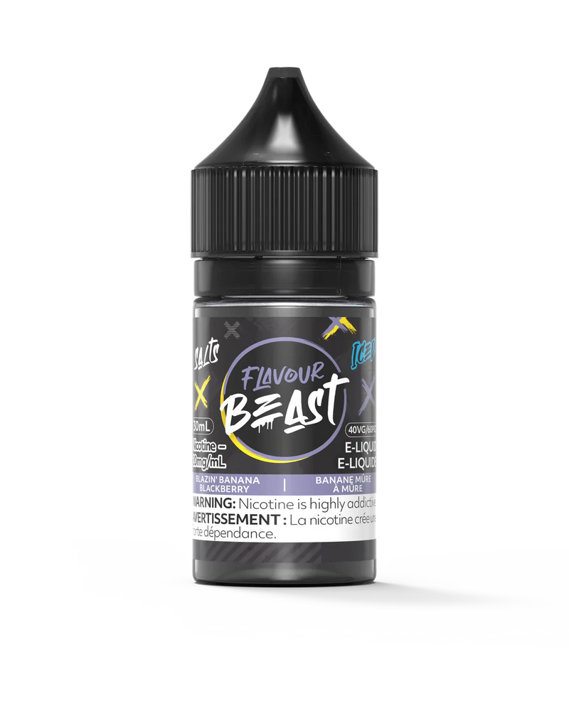 Flavour Beast Salt - Blazin' Banana Blackberry Iced 30ml