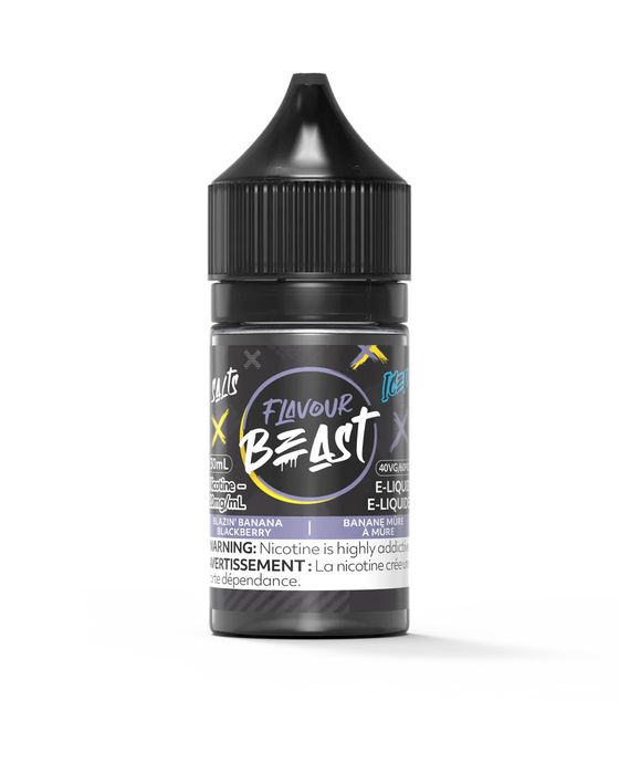 Flavour Beast Salt - Blazin' Banana Blackberry Iced 30ml