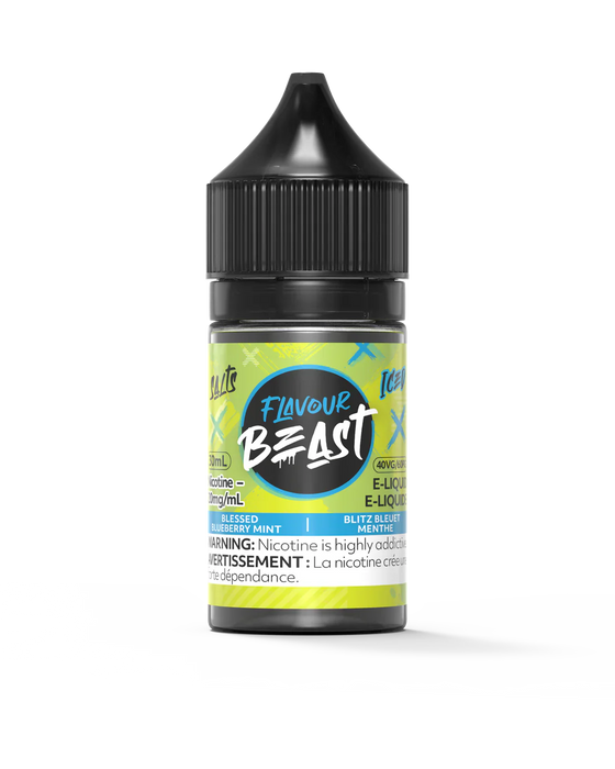 Flavour Beast Salt - Blessed Blueberry Mint Iced 30ml