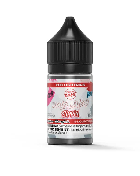 Flavour Beast Unleashed Sippin Salt - Epic Red Lightning Iced 30ml