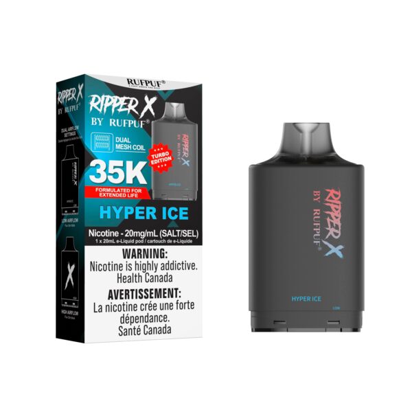 RIPPER X by RUFPUF 35K Pod - Hyper Ice 20mg