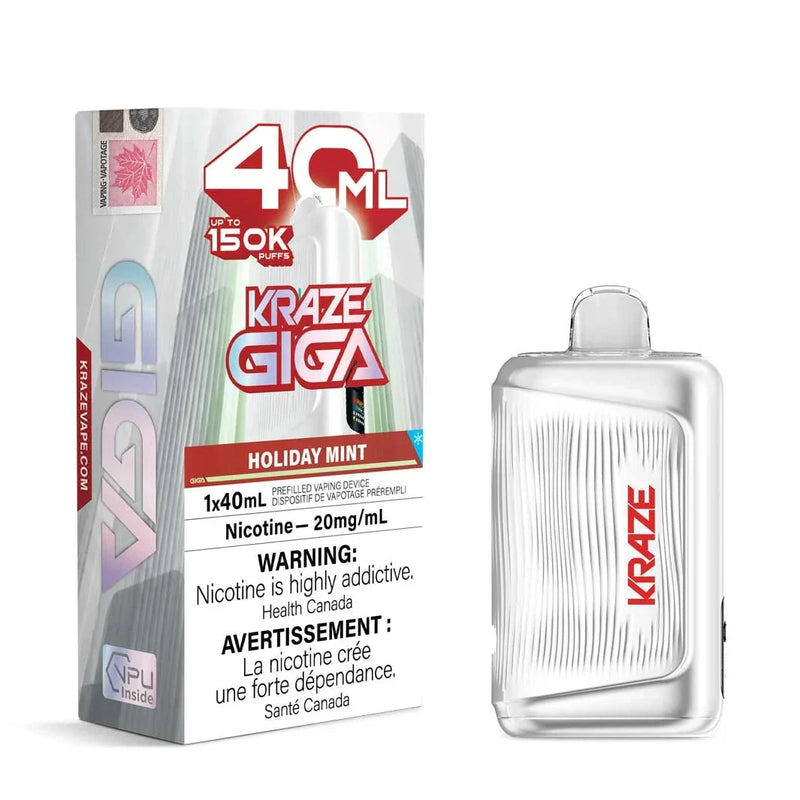 Kraze Giga Disposable - Holiday Mint 20mg