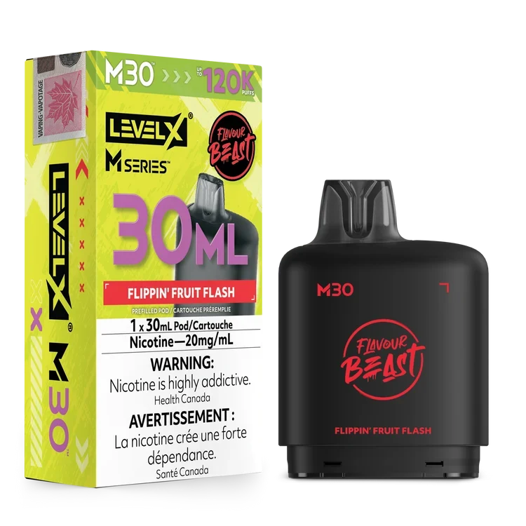 Level X M Series Flavour Beast Pod 30ml - Flippin’ Fruit Flash 20mg