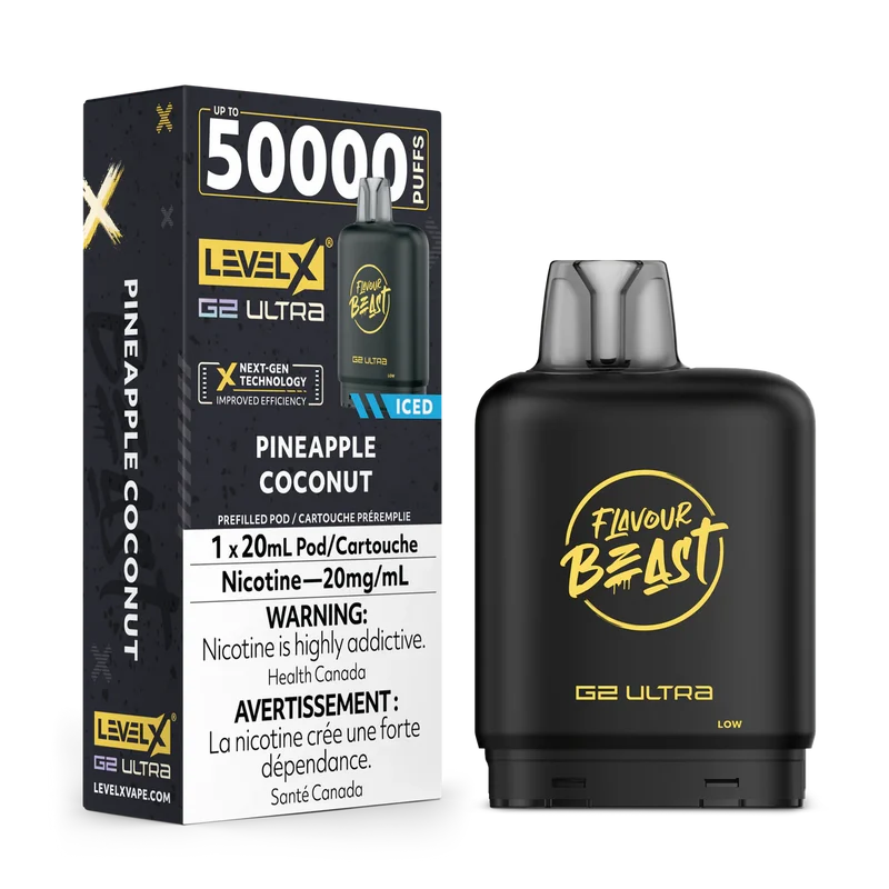 Level X Flavour Beast G2 Ultra - Pineapple Coconut Iced 20mg