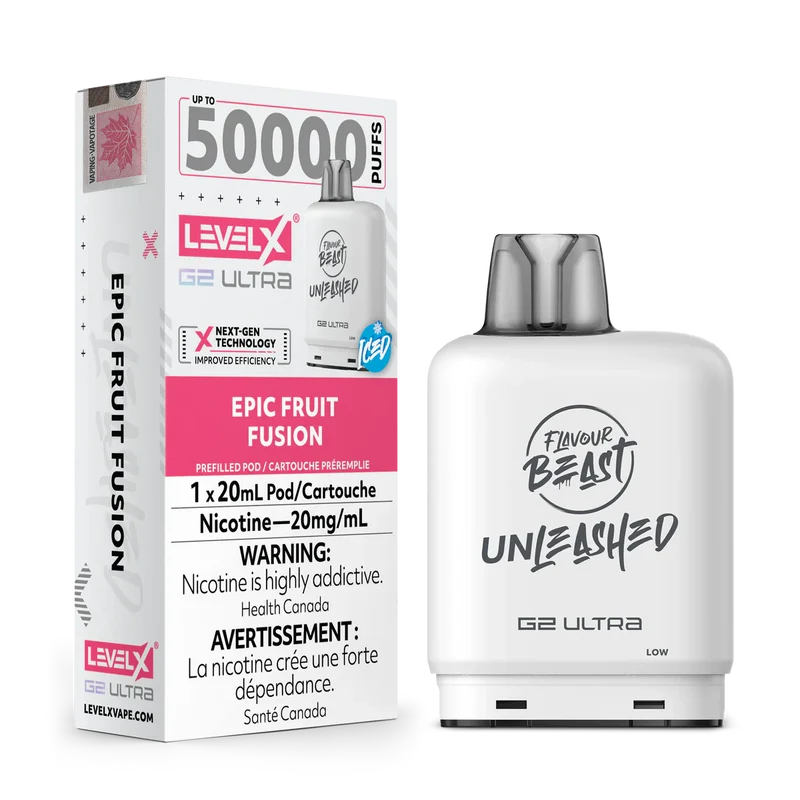 Level X Flavour Beast Unleashed G2 Ultra - Epic Fruit Fusion Iced 20mg