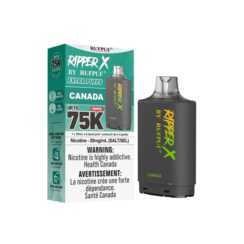 RIPPER X by RUFPUF 75K Pod - Canada 20mg