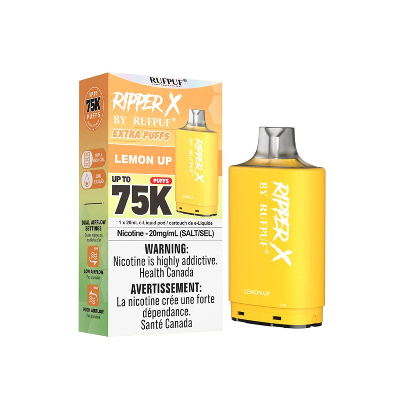 RIPPER X by RUFPUF 75K Pod - Lemon Up 20mg