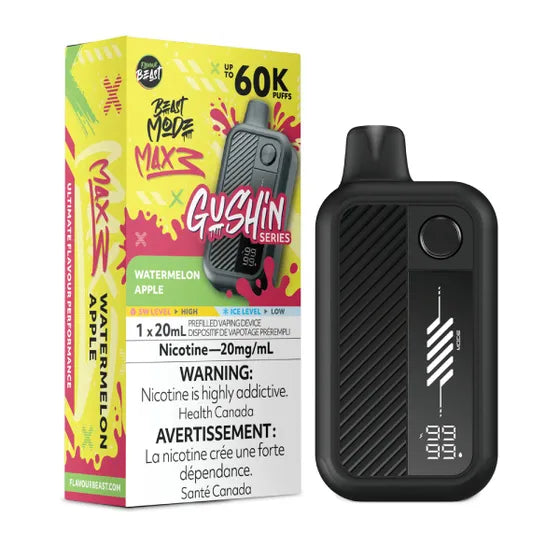 Flavour Beast Beast Mode Max 3 Disposable - Gushin’ Watermelon Apple 20mg