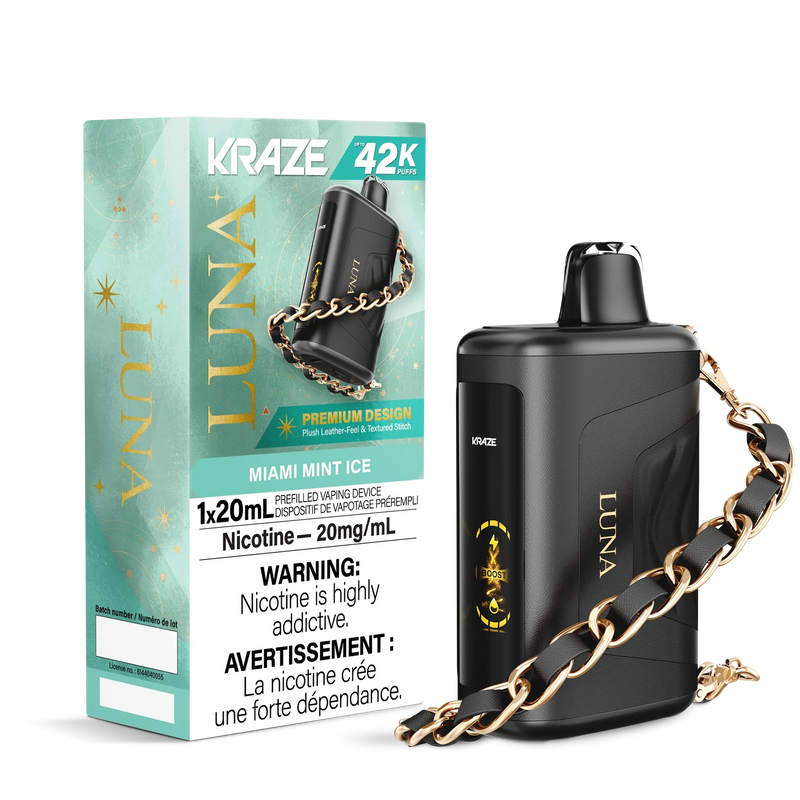 Kraze Luna Disposable - Miami Mint Ice 20mg