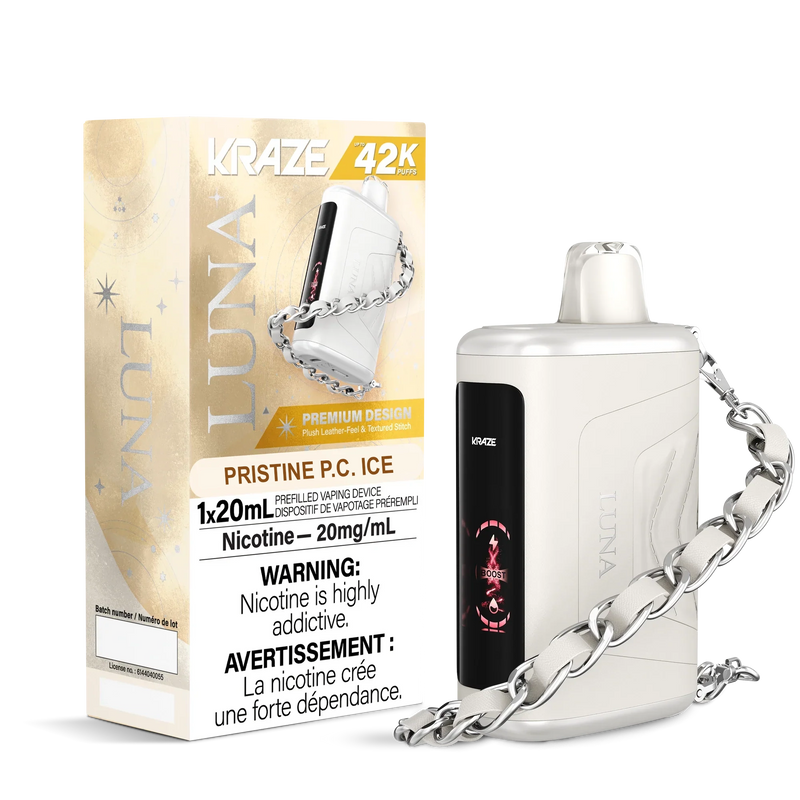 Kraze Luna Disposable - Pristine P.C. Ice 20mg