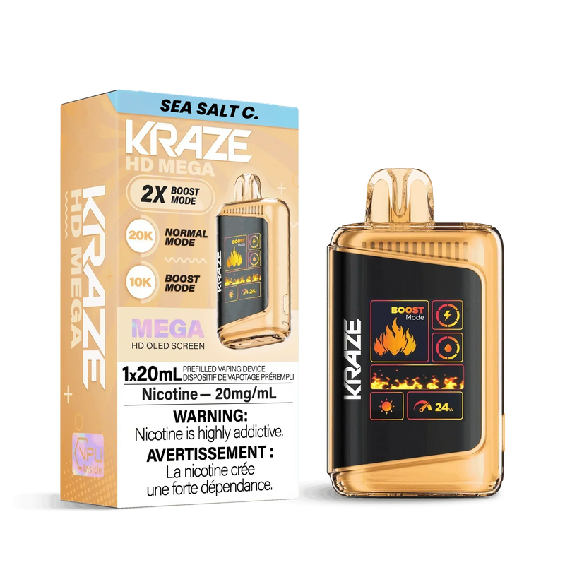 Kraze HD Mega Disposable - Sea Salt C. 20mg