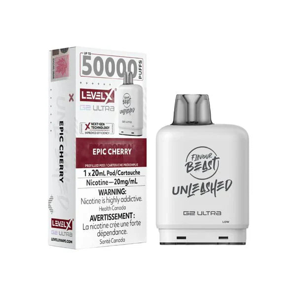 Level X Flavour Beast Unleashed G2 Ultra - Epic Cherry 20mg